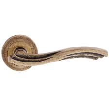 METAL-BUD CHIARA ajtókilincs kerek rozettás antik patina PZ zár és alkatrészei