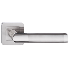 METAL-BUD DARO ajtókilincs kerek rozettás szálcsiszolt nikkel/króm WC zár és alkatrészei