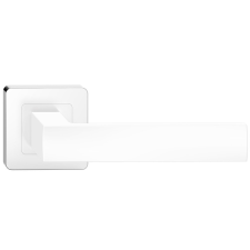 METAL-BUD EUFORIA/IBIZA ajtóajtókilincs kerek rozettás fehér króm WC zár és alkatrészei