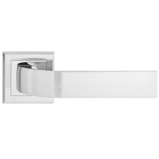 METAL-BUD EUROPA ajtóajtókilincs szögletes rozettás szatén nikkel BB zár és alkatrészei