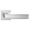 METAL-BUD FOCUS ajtókilincs szögletes rozettás Q SLIM vékony szálcsiszolt króm matt - CORONA PREMIUM WC