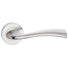 METAL-BUD LIBRA ajtókilincs kerek rozettás szálcsiszolt nikkel BB zár és alkatrészei