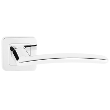 METAL-BUD LINEA/MONZA ajtóajtókilincs kerek rozettás króm PZ zár és alkatrészei