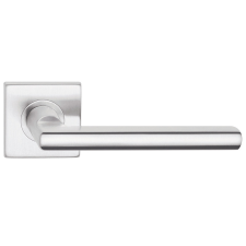 METAL-BUD METRO ajtóajtókilincs négyzet alakú rozettás rozsdamentes acél PZ zár és alkatrészei