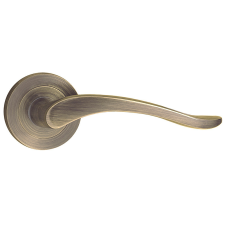 METAL-BUD NICOLE/BALEN ajtókilincs kerek lapos antik PZ zár és alkatrészei