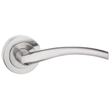 METAL-BUD RICCO ajtókilincs kerek rozettás szálcsiszolt nikkel WC zár és alkatrészei