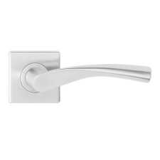 METAL-BUD ROMA ajtóajtókilincs szögletes rozettás rozsdamentes acél WC zár és alkatrészei