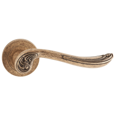 METAL-BUD TOSCA ajtókilincs kerek rozettás antik patina BB zár és alkatrészei