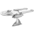 Metal Earth Star Trek Starship Enterprise NCC-1701 3D lézervágott fémmodell építőkészlet 502670 (502670)