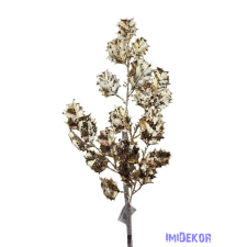  Metál flitteres magyal ág - Pezsgő dekorációs kellék