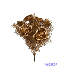  Metál műzöld csokor A dekorációs kellék