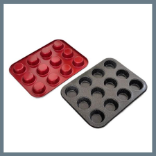  Metal Red Line Muffinsütő 12 db-os 19126 edény