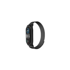  METAL szíj Xiaomi Mi Band 7 fekete (01) okosóra kellék