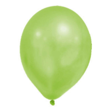 Metallic Green Pastel léggömb, lufi 8 db-os party kellék