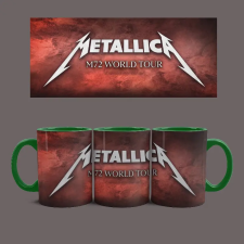  Metallica - M72 World Tour bögre (Zöld) bögrék, csészék