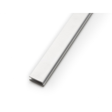 Metalproduct Lemez szegő U profil 20x5 mm perforált lemez keret 2-3-5-8 mm vastag lemezhez rozsdamentes acél 2500 mm szál saválló inox építőanyag