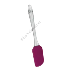  Metaltex Szilikon Spatula – Átlátszó Nyél, Ideális Krémfelvitelhez konyhai eszköz
