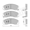 METELLI fékbetétkészlet, tárcsafék 22-0134-0