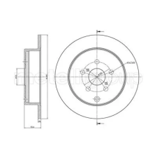 METELLI féktárcsa 23-1010C autóalkatrész