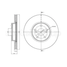 METELLI féktárcsa 23-1308C autóalkatrész