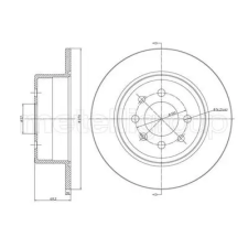 METELLI Féktárcsa METELLI 23-0606C féktárcsa