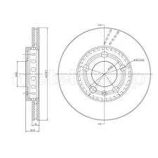 METELLI Féktárcsa METELLI 23-0614C féktárcsa