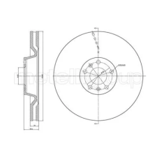 METELLI Féktárcsa METELLI 23-1102C féktárcsa