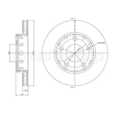 METELLI Féktárcsa METELLI 23-1210C féktárcsa