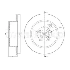 METELLI Féktárcsa METELLI 23-1487C féktárcsa