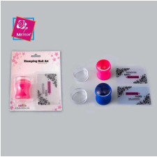  Meteor nyomdázó XL clear + lehúzó kártya körömdíszítő