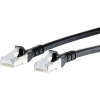 Metz Connect RJ45 Hálózati csatlakozókábel, CAT 6A S/FTP [1x RJ45 dugó - 1x RJ45 dugó] 2 m, fekete BTR Netcom (1308452000-E)