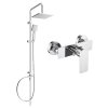 Mexen Alfa Króm Zuhany Szett - Fali Szerelésű