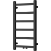 Mexen Bolt fürdőszobai radiátor 700 x 400 mm, 165 W, fekete - W126-0700-400-00-70