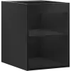 Mexen Box-A mosdószekrény korpus 35 cm, fekete matt - 91AX1-0350-470-1-71