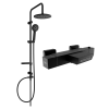Mexen Carl Cube Zuhanyrendszer - Fekete - Termosztátos