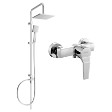 Mexen Caro Króm Zuhanygarnitúra - Fali Szerelés fürdőkellék