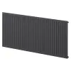 Mexen CH10 Higiéniai lemezradiátor 400 x 700 mm, oldalsó csatlakozás, 302 W, antracit - W410H-040-070-66