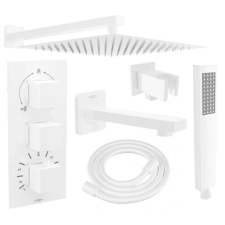 Mexen Cube DR02 Zuhanyrendszer - Fehér - 30 cm fürdőkellék