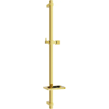 Mexen DQ zuhanyrúd szappantartóval 80 cm, Arany - 79381-50 fürdőszoba kiegészítő