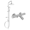 Mexen Erik Kád-Zuhany Szett - Termosztatikus - Króm
