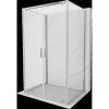 Mexen Exo-3S 3-falú zuhanykabin nyíló ajtóval 120 x 85 cm, átlátszó, króm - 8182-120-085-01-00-3S
