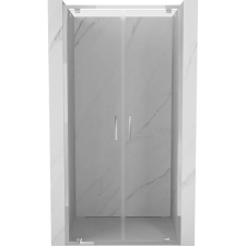 Mexen Exo kétszárnyú zuhanyajtó 70 cm, átlátszó, króm - 8182-070-000-01-00 fürdőkellék