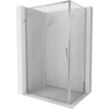Mexen Exo tolóajtós zuhanykabin 200 x 120 cm, átlátszó, króm - 8151-200-120-01-00