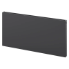 Mexen Flat CF11 fűtőtest 500 x 1600 mm, oldali csatlakozás, 1092 W, antracit - W411F-050-160-66