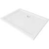 Mexen Flat Slim téglalap alakú zuhanytálca 110 x 100 cm, fehér, króm szifonnal - 40101011