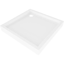 Mexen Flow+ 90 x 90 cm-es négyzet alakú zuhanytálca, fehér fényes - 46S109090H fürdőkellék