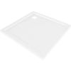 Mexen Flow slim négyzet alakú zuhanytálca 120 x 120 cm, fényes fehér - 46S101212
