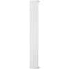 Mexen Flux dekoratív fürdőszobai radiátor 1500 x 240 mm, 450 W, fehér - W127-1500-240-00-20