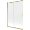 Mexen Fox kétszárnyú tolóajtós zuhanyfal 120 x 150 cm, átlátszó, arany csiszolt - 891-120-002-55-00
