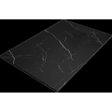 Mexen Hugo téglalap alakú SMC 120 x 80 cm, fekete kő - 42758012 kád, zuhanykabin